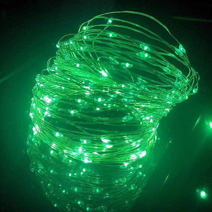 USB LED Lights String Copper Wire Fairy Garland Light Lamp