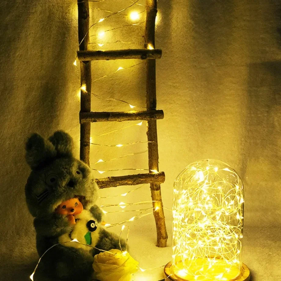 USB LED Lights String Copper Wire Fairy Garland Light Lamp