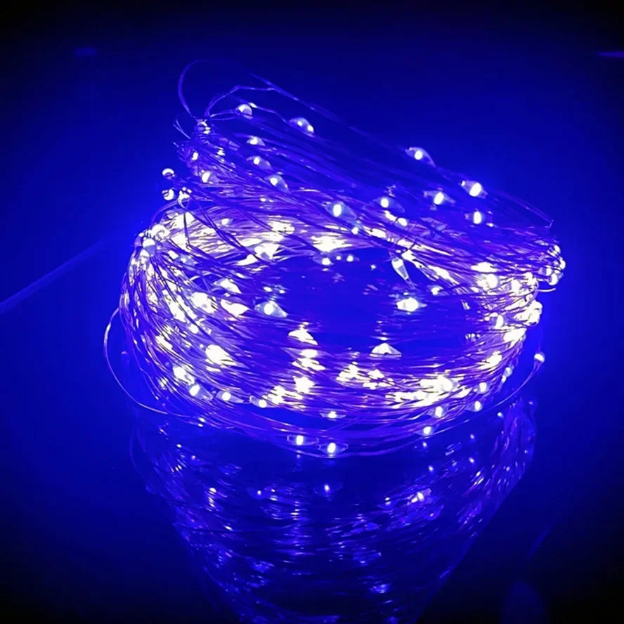 USB LED Lights String Copper Wire Fairy Garland Light Lamp