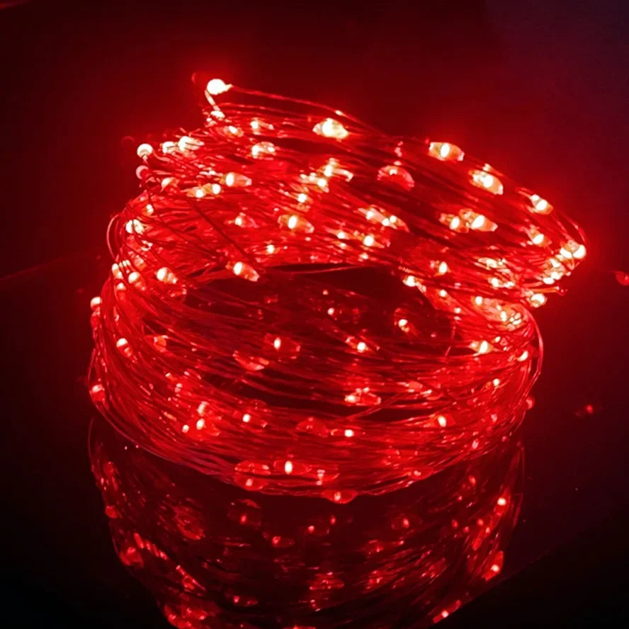 USB LED Lights String Copper Wire Fairy Garland Light Lamp